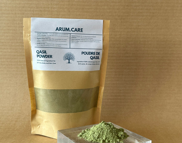 Qasil Pure Powder - Face, Hair and Body Care, For Radiant, Nourished Skin, Naturally